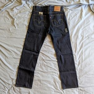 Levi's 505 Waterless Selvedge Raw Denim NWOT